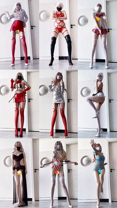 TT|冰冰 最新9月新番极品福利姬长腿冰冰热舞合集 206V