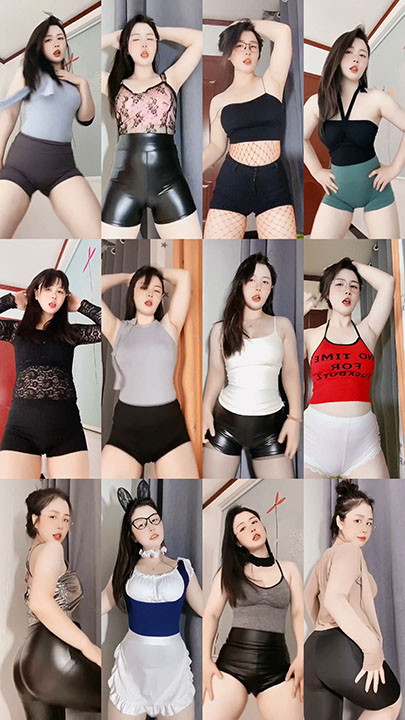 快手|萍萍 性感抖臀摇臀热舞合集 13V