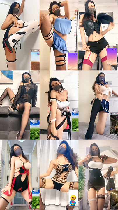 抖音|Hopo希 付费直播密码房热舞合集 27V