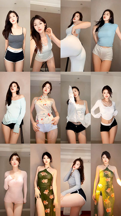 快手|大乔8 后摇女神 热舞瑜伽裤 29V