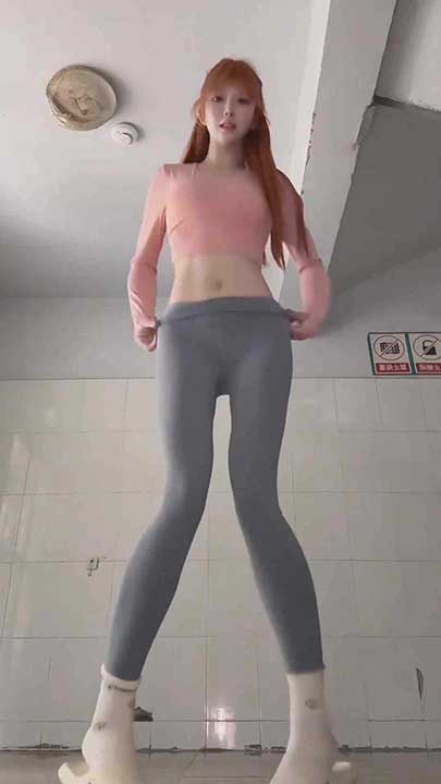 抖音 炸炸姐 百万粉主播瑜伽裤骚舞54V【2.86G】